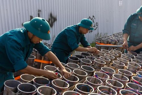 Cận cảnh 3 trận địa pháo hoa chào mừng 72 năm Ngày Giải phóng Thủ đô