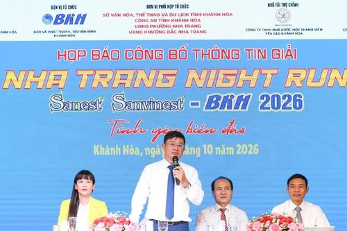 Hơn 4.000 vận động viên dự kiến tham gia giải chạy đêm tại Nha Trang