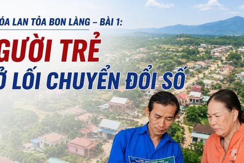 Số hóa lan tỏa bon làng - Bài 1: Người trẻ mở lối chuyển đổi số