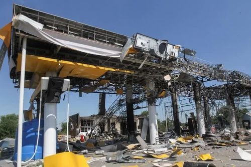 Ukraine gia cố hàng loạt trạm xăng trước nguy cơ bị Nga tấn công