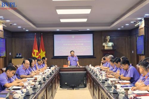 Chi bộ Vụ 3, VKSND tối cao sinh hoạt chuyên đề về tăng cường đạo đức công vụ