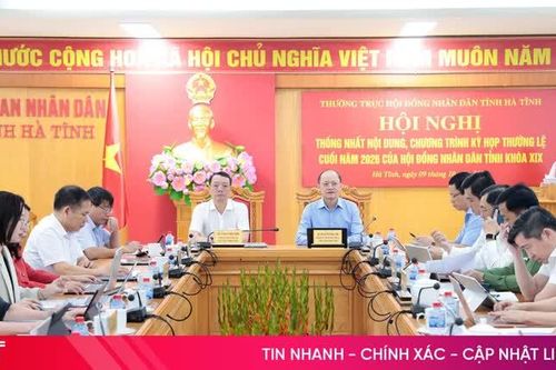 Thường trực HĐND tỉnh thống nhất nội dung, chương trình kỳ họp cuối năm 2026