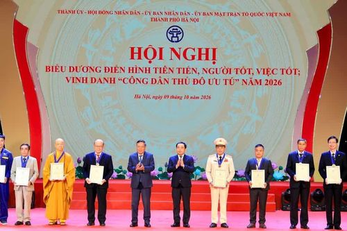 Hà Nội vinh danh 9 Công dân Thủ đô ưu tú năm 2026