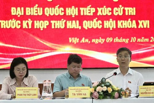 Đại biểu quốc hội đề nghị giải quyết ngay những kiến nghị cấp thiết của người dân ở Đà Nẵng