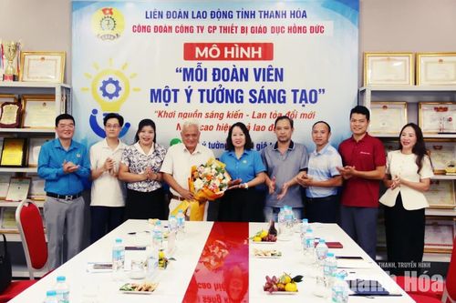 Công đoàn phường Quảng Phú ra mắt hai mô hình đổi mới hoạt động công đoàn