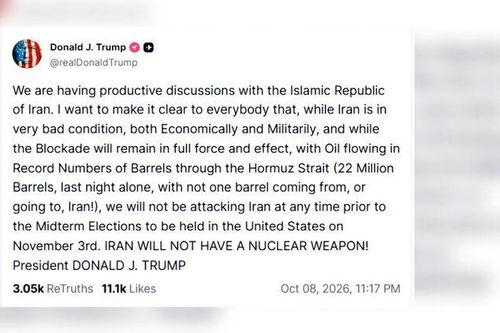Tổng thống Mỹ tuyên bố không tấn công Iran trước cuộc bầu cử giữa nhiệm kỳ