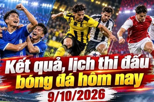 Kết quả, lịch thi đấu bóng đá hôm nay 9/10: Công an Hà Nội thắng tại Singapore