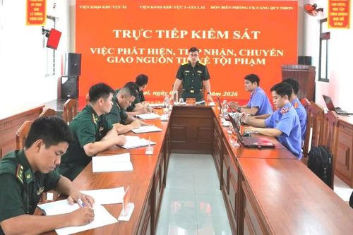 Kiểm sát việc phát hiện, tiếp nhận, chuyển giao nguồn tin về tội phạm tại các Đồn Biên phòng trên tuyến biển