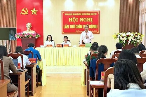 Đảng bộ Phường Hội Phú triển khai nhiệm vụ 3 tháng cuối năm 2026