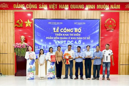 Xã Bắc Ninh Hòa triển khai thí điểm phần mềm quản lý khu dân cư số