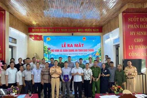 Lào Cai triển khai mô hình “Xã an toàn giao thông” đầu tiên tại Xuân Quang