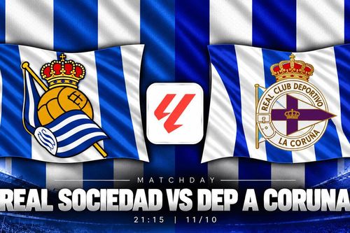Lịch sử đối đầu Real Sociedad vs Dep A Coruna: La Real chờ nối dài ưu thế, Depor tái ngộ Anoeta sau hơn 8 năm