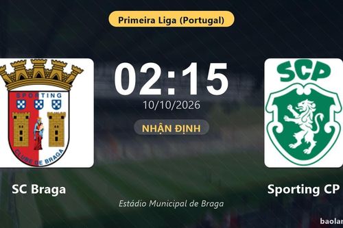 Nhận định SC Braga vs Sporting CP: Màn so tài của hai đội vào phom