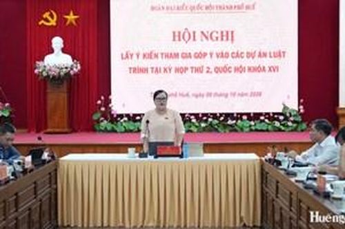 Góp ý hoàn thiện các dự án luật từ thực tiễn ở Huế