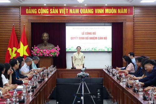 Bộ Văn hoá, Thể thao và Du lịch trao quyết định bổ nhiệm lãnh đạo nhiều Cục, Vụ