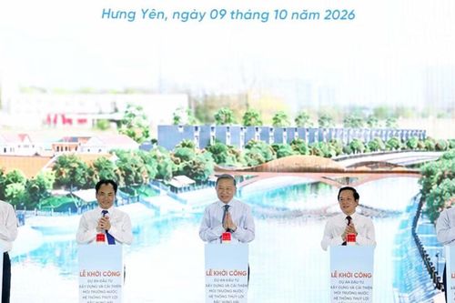 Sớm đưa hệ thống thủy lợi Bắc Hưng Hải vào hoạt động