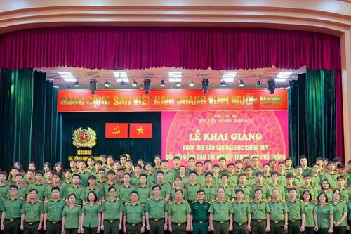 Học viện ANND khai giảng Khóa D58 đại học chính quy