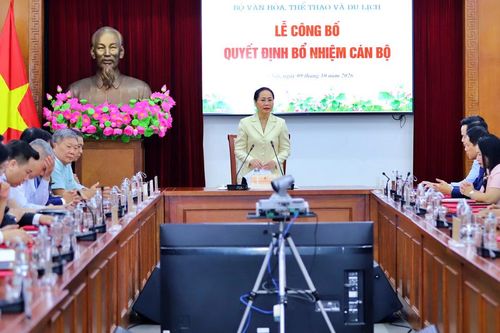 Bộ Văn hoá, Thể thao và Du lịch công bố các quyết định bổ nhiệm cán bộ
