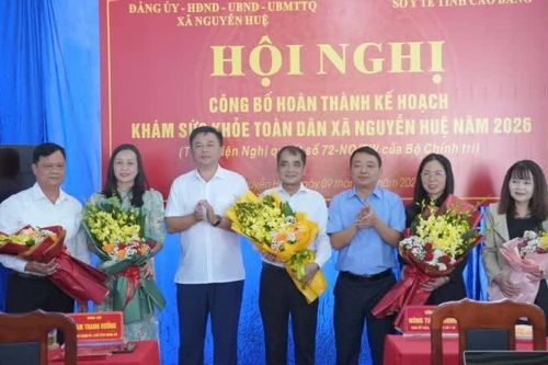 Xã đầu tiên của tỉnh hoàn thành kế hoạch khám sức khỏe toàn dân