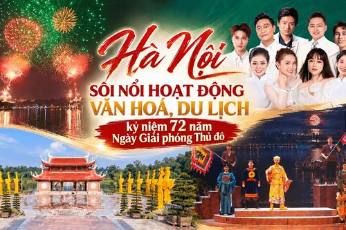 Hà Nội lần đầu trình diễn pháo hoa nước dịp 10/10