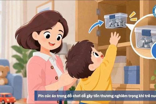 Pin cúc áo: Hiểm họa tiềm ẩn trong các sản phẩm dành cho trẻ em