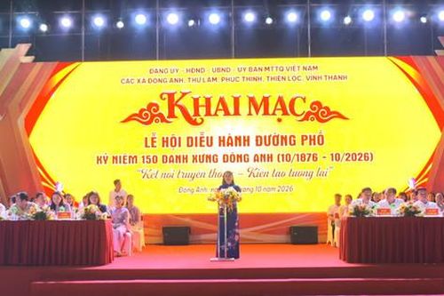 Đông Anh tái hiện sắc màu văn hóa trong hành trình 150 năm danh xưng