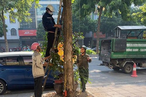 Cầu Giấy tăng cường quản lý trật tự đô thị, chào mừng Ngày Giải phóng Thủ đô