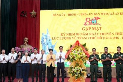 Xã An Khánh phát huy truyền thống 80 năm lực lượng vũ trang Thủ đô