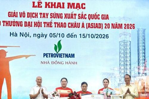 Trao thưởng cho các xạ thủ giành huy chương tại ASIAD 20