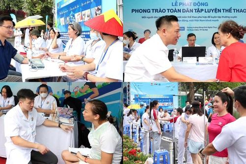Kiểm tra sức khỏe, hướng dẫn phương pháp tập luyện: Điểm nhấn thiết thực tại Lễ phát động Phong trào toàn dân tập luyện thể thao