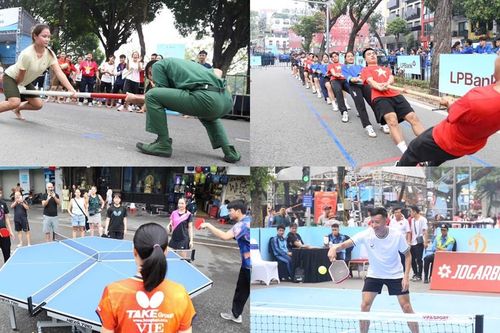 Đa dạng sắc màu thể thao tại hồ Hoàn Kiếm:Người dân Thủ đô hào hứng trải nghiệm, tìm môn thể thao phù hợp