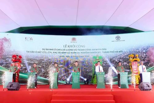 Khởi công Dự án nhà ở cho lực lượng vũ trang Công an nhân dân tại Xuân La, Hà Nội