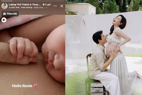 [GALLERY] Lương Thế Thành - Thúy Diễm đón con gái thứ hai