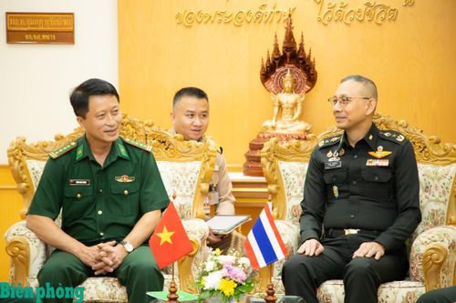 Đoàn Chuyên viên Bộ đội Biên phòng Việt Nam và Cục Công tác Biên giới Thái Lan trao đổi, thúc đẩy hợp tác giữa hai lực lượng