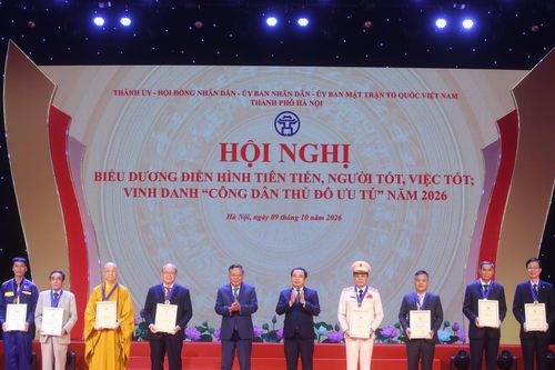 Vinh danh 9 Công dân Thủ đô ưu tú năm 2026