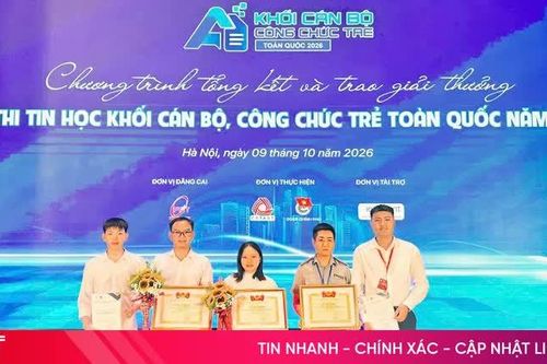 Hà Tĩnh có 4 thí sinh đạt giải tại Hội thi Tin học khối cán bộ, công chức trẻ toàn quốc