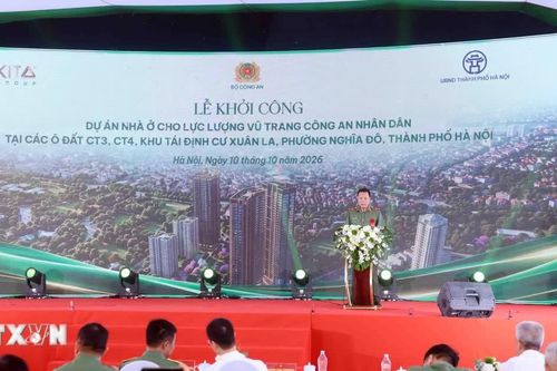 Hà Nội: Khởi công dự án nhà ở cho lực lượng Công an nhân dân tại Xuân La