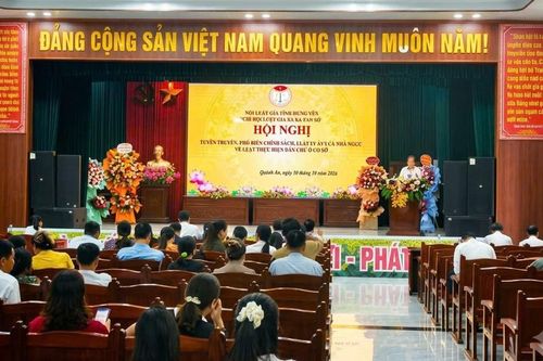Công bố quyết định thành lập Chi hội Luật gia xã Quỳnh An