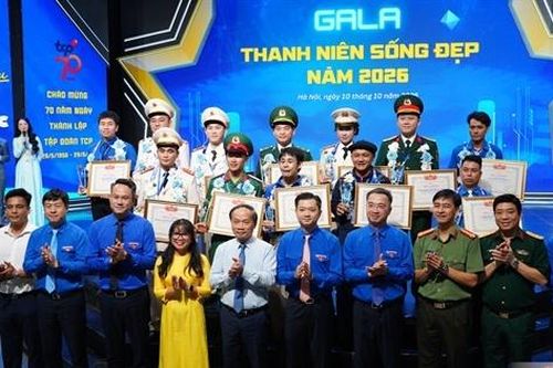 Gala Thanh niên sống đẹp năm 2026: Vinh danh những câu chuyện tử tế lan tỏa cộng đồng