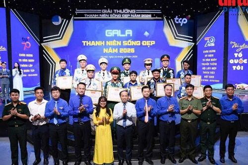 Tôn vinh 15 gương thanh niên sống đẹp 2026