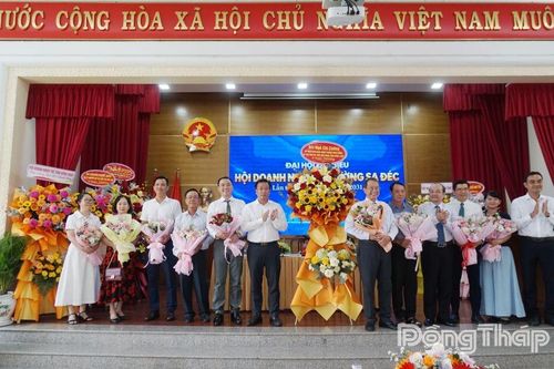 Ông Ong Hàng Văn giữ chức Chủ tịch Hội Doanh nghiệp phường Sa Đéc