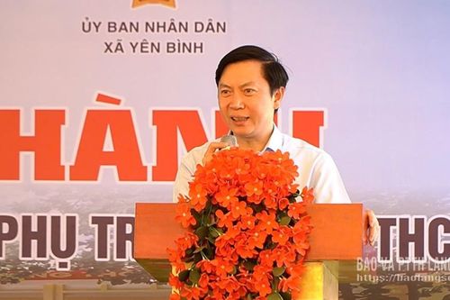 Khánh thành Dự án xây dựng các phòng học và công trình phụ trợ Trường THCS Yên Bình