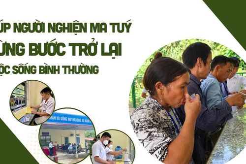 Giúp người nghiện ma túy từng bước trở lại cuộc sống bình thường