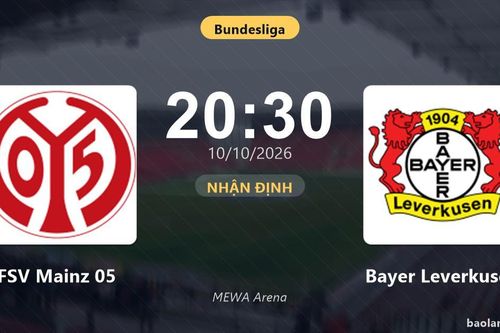 Nhận định FSV Mainz 05 vs Bayer Leverkusen: Màn so tài của hai đội vào phom