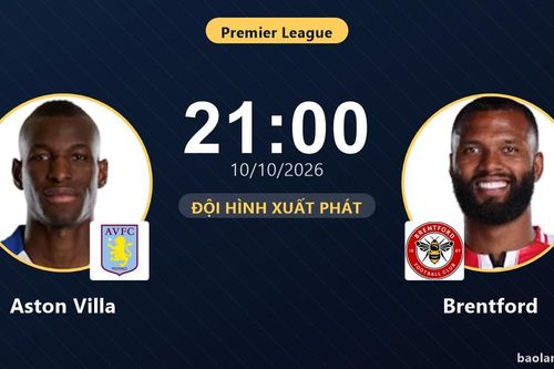 TRỰC TIẾPTrực tiếp Aston Villa vs Brentford: Trận đấu đang diễn ra