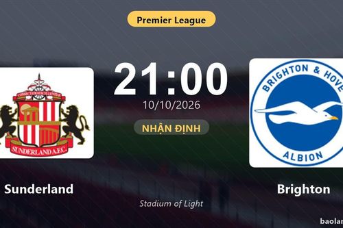 Nhận định Sunderland vs Brighton: Cơ hội bám đuổi ngôi đầu