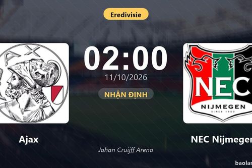 Nhận định Ajax vs NEC Nijmegen: Điểm nóng cuộc đua tốp đầu