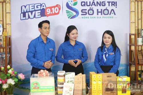 Mega Live quảng bá nông sản Quảng Trị trên nền tảng số