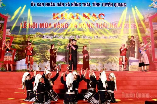 Hồng Thái khai mạc Lễ hội Mùa vàng năm 2026