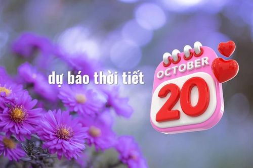 Dự báo thời tiết các khu vực dịp 20/10